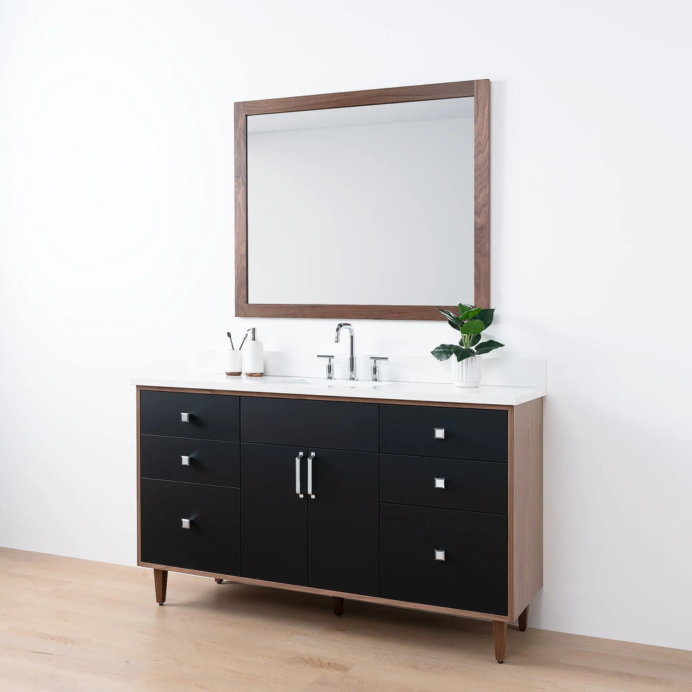 
                  
                    Sidney SLIM, 60" Teodor® Modern Matte Black Vanity Teodor Bathroom VanityCanada
                  
                