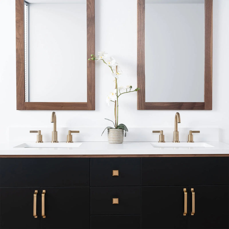 Sidney SLIM, 60" Teodor® Modern Matte Black Vanity, Double Sink Teodor Bathroom VanityCanada