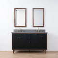 
                  
                    Sidney SLIM, 60" Teodor® Modern Matte Black Vanity, Double Sink Teodor Bathroom VanityCanada
                  
                