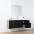 
                  
                    Sidney SLIM, 60" Teodor® Modern Wall Mount Matte Black Vanity Teodor Bathroom VanityCanada
                  
                