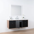 
                  
                    Sidney SLIM, 60" Teodor® Modern Wall Mount Matte Black Vanity Teodor Bathroom VanityCanada
                  
                