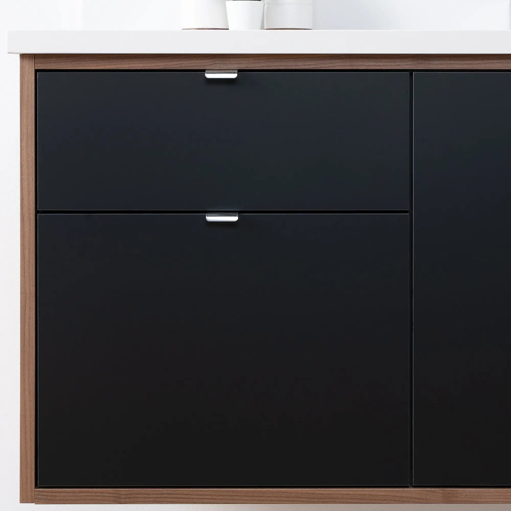 
                  
                    Sidney SLIM, 60" Teodor® Modern Wall Mount Matte Black Vanity Teodor Bathroom VanityCanada
                  
                