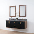 
                  
                    Sidney SLIM, 60" Teodor® Modern Wall Mount Matte Black Vanity, Double Sink Teodor Bathroom VanityCanada
                  
                