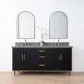 
                  
                    Sidney SLIM, 72" Teodor® Modern Matte Black Vanity, Double Sink Teodor Bathroom VanityCanada
                  
                