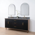 
                  
                    Sidney SLIM, 72" Teodor® Modern Matte Black Vanity, Double Sink Teodor Bathroom VanityCanada
                  
                