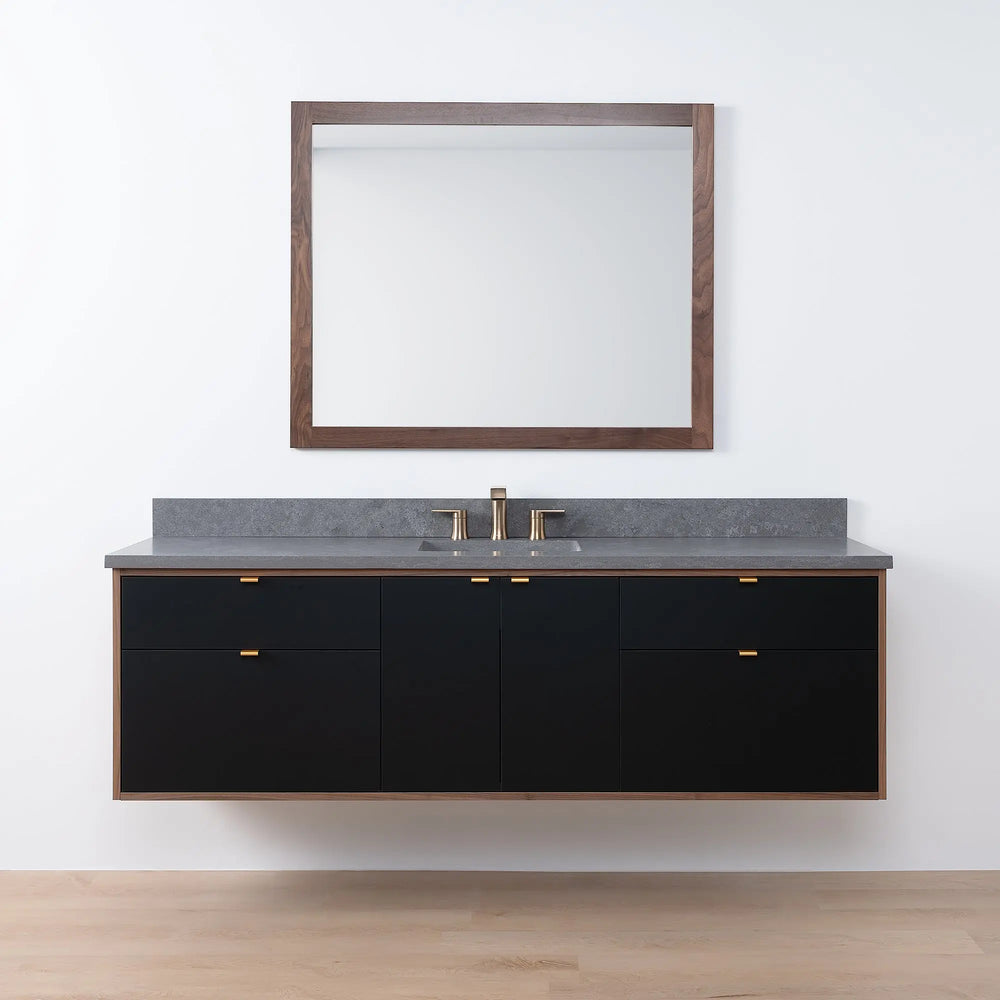 
                  
                    Sidney SLIM, 72" Teodor® Modern Wall Mount Matte Black Vanity Teodor Bathroom VanityCanada
                  
                
