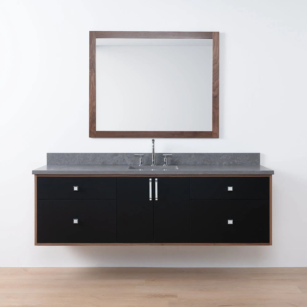 
                  
                    Sidney SLIM, 72" Teodor® Modern Wall Mount Matte Black Vanity Teodor Bathroom VanityCanada
                  
                