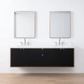 
                  
                    Sidney SLIM, 72" Teodor® Modern Wall Mount Matte Black Vanity, Double Sink Teodor Bathroom VanityCanada
                  
                