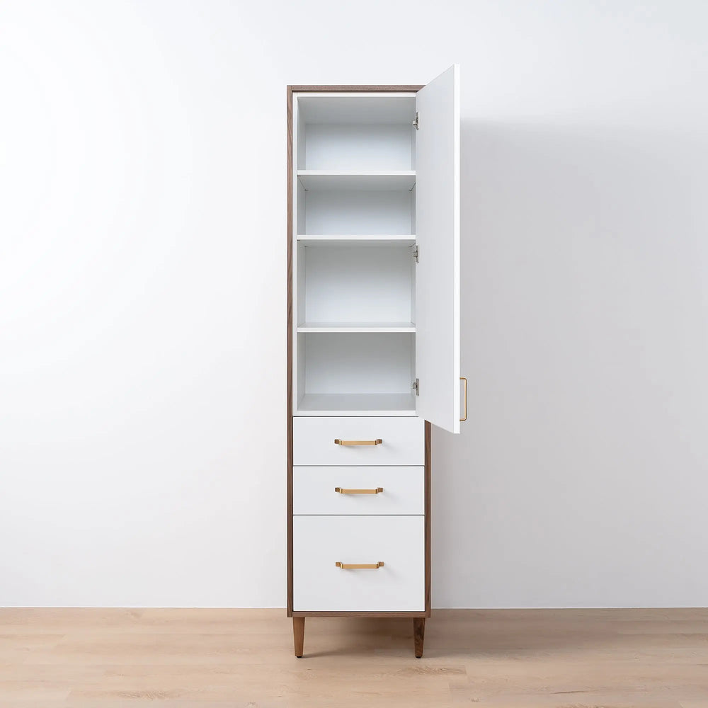
                  
                    Sidney, Teodor® Gloss White Linen Cabinet Teodor Bathroom VanityCanada
                  
                
