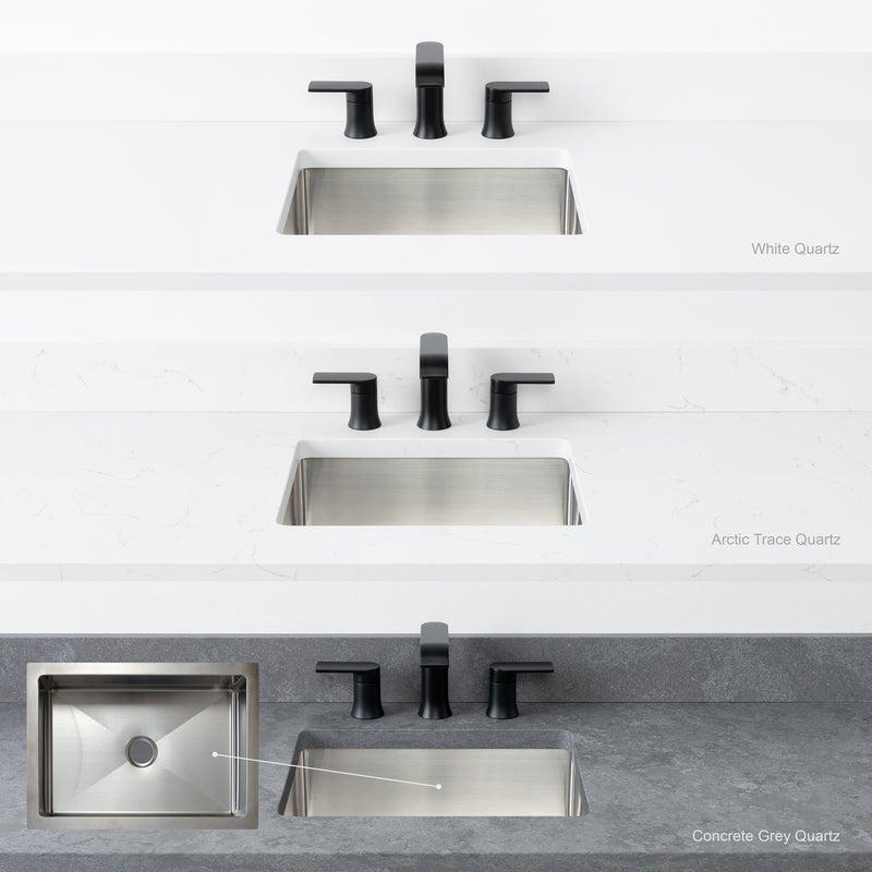Austin 36", Teodor® Modern Wall Mount Gloss White Vanity, Left Sink