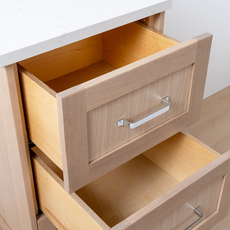 Bridgeport, Teodor® White Oak Storage Cabinet