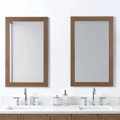 Teodor®, 22" Mid Century Oak Mirror Teodor Bathroom VanityCanada