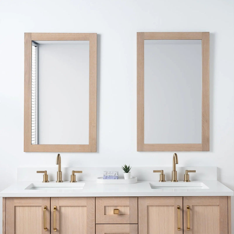 Teodor®, 22" White Oak Mirror Teodor Bathroom VanityCanada