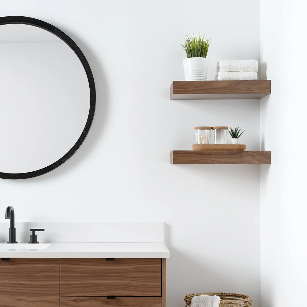 
                  
                    Teodor®, American Black Walnut Floating Shelf Teodor Bathroom VanityCanada
                  
                