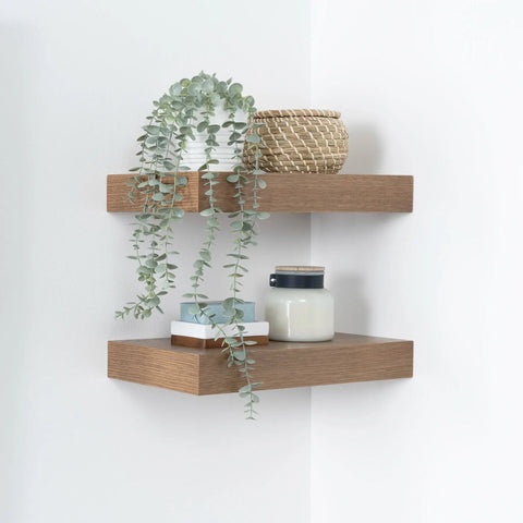 Teodor®, Mid Century Oak Floating Shelf Teodor Bathroom VanityCanada
