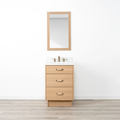 
                  
                    Ashbury SLIM 24" Natural White Oak Bathroom Vanity - All Drawers Teodor Bathroom Vanity Canada
                  
                