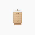 
                  
                    Ashbury SLIM 24" Natural White Oak Bathroom Vanity - All Drawers Teodor Bathroom Vanity Canada
                  
                