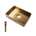 
                  
                    Rectangular Stainless Steel Vessel Sink
                  
                