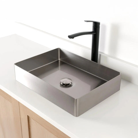 Rectangular Stainless Steel Undermount Sink Teodor Extra Bathroom Vanity Canada