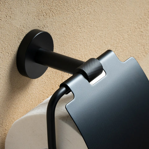 York Toilet Paper Holder w/ Cover