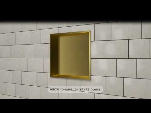 12" Shower Niche w/ Shelf