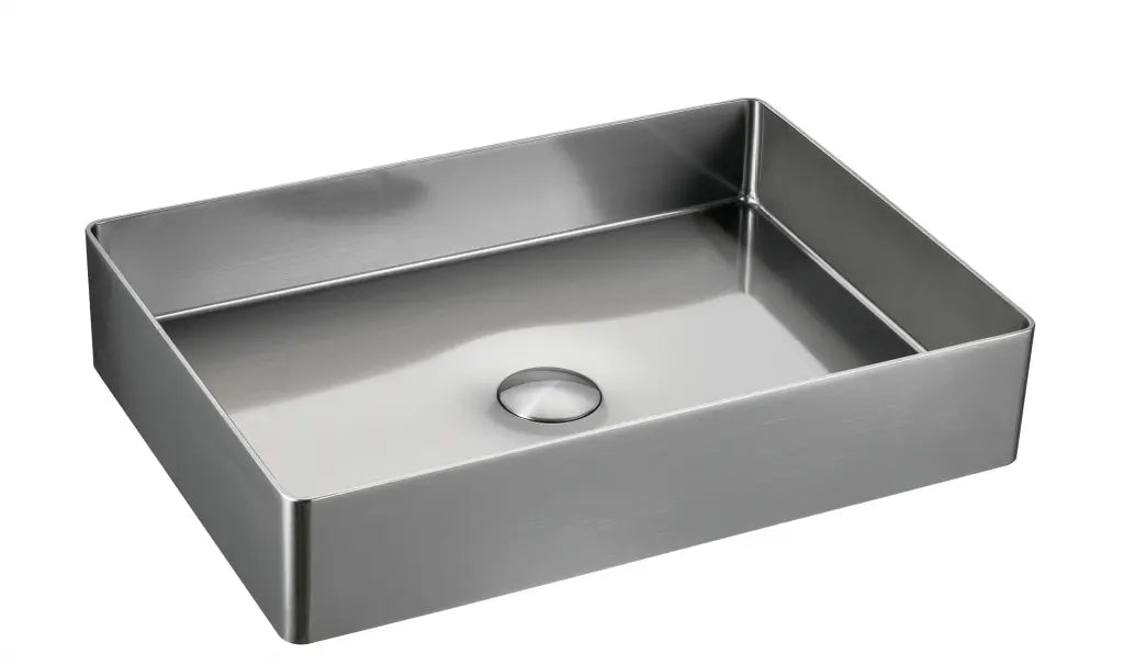 Rectangular Stainless Steel Vessel Sink Teodor Extra Bathroom Vanity Canada