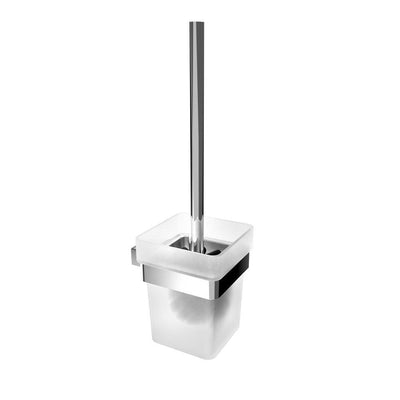 Cinder Wall-Mounted Toilet Brush, Chrome, Volkano Series - The Vanity Store Canada