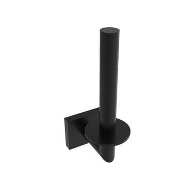 Crater Spare Toilet Paper Holder, Matte Black, Volkano Series - The Vanity Store Canada
