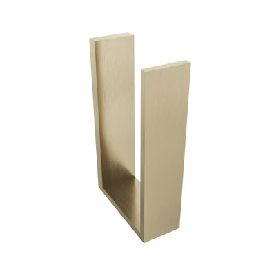 Erupt Spare Toilet Paper Holder, Light Brushed Gold, Volkano Series - The Vanity Store Canada