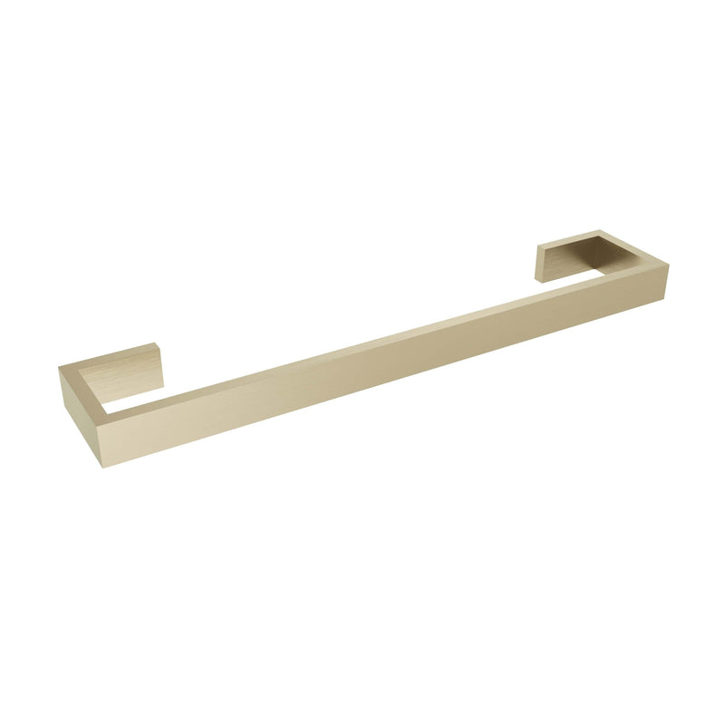 Fire 18" Towel Bar, Light Brushed Gold, Volkano Series - The Vanity Store Canada