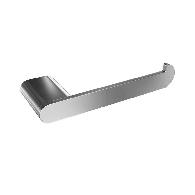 Flow Toilet Paper Holder (LH Post), Chrome, Volkano Series - The Vanity Store Canada